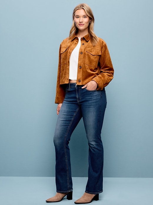 L'image numéro 5 présente Jean Wow semi-évasé à taille basse