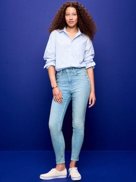 Extra High-Waisted Rockstar 360° Stretch Super-Skinny Jeans