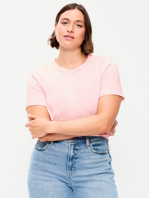 L'image numéro 3 présente T-shirt passe-partout ras du cou