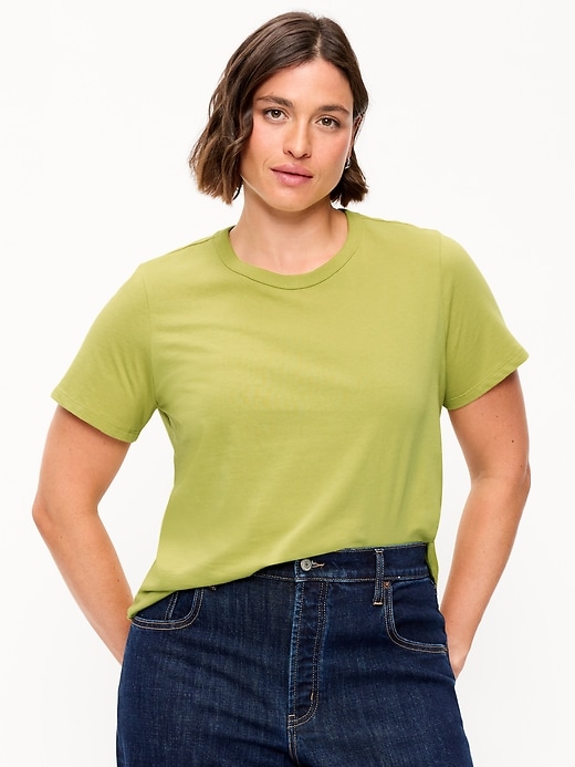 L'image numéro 3 présente T-shirt passe-partout ras du cou
