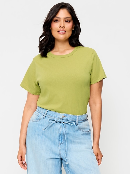 L'image numéro 5 présente T-shirt passe-partout ras du cou