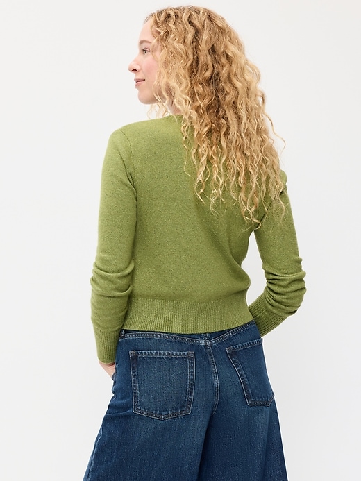 Image number 2 showing, SoSoft Crew-Neck Cardigan Sweater