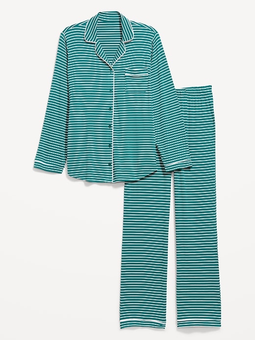 Image number 3 showing, Sunday Sleep Knit Jersey Pant Set