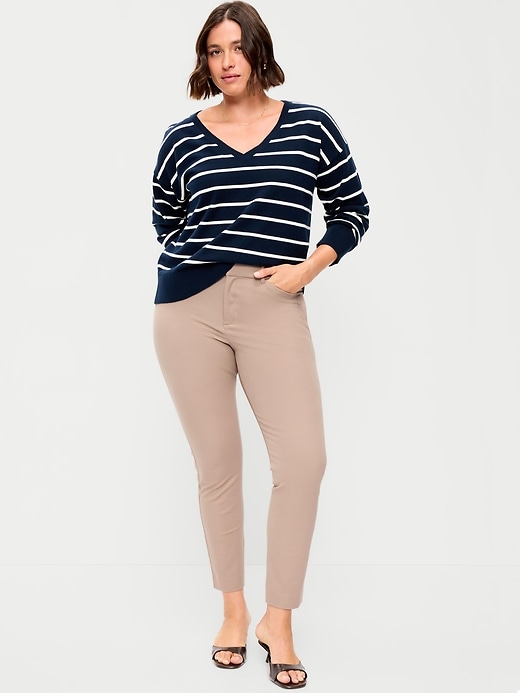 Image number 6 showing, High-Waisted Pixie Skinny Ankle Pants