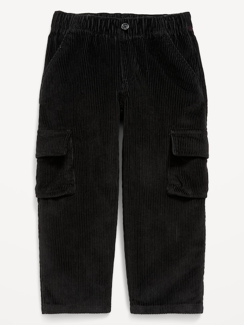 PANTALON CARGO COUPE GÉNÉREUSE EN VELOURS CÔTELÉ POUR TOUT-PETIT