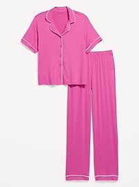 Image number 3 showing, Sunday Sleep Knit Jersey Pant Set
