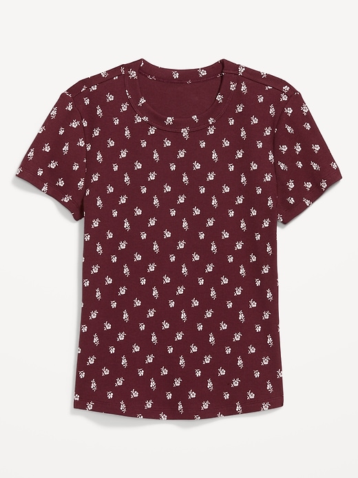 L'image numéro 5 présente T-shirt court moulant