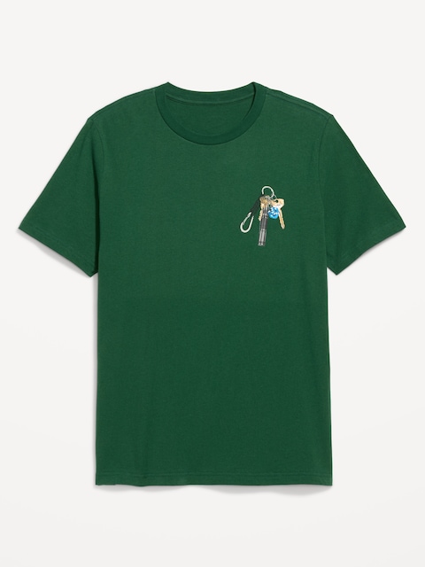 Soft-Washed Crew-Neck Graphic T-Shirt