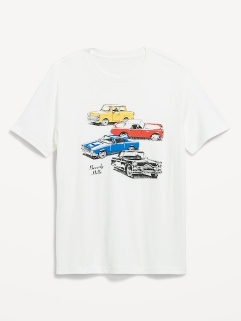 Soft-Washed Crew-Neck Graphic T-Shirt