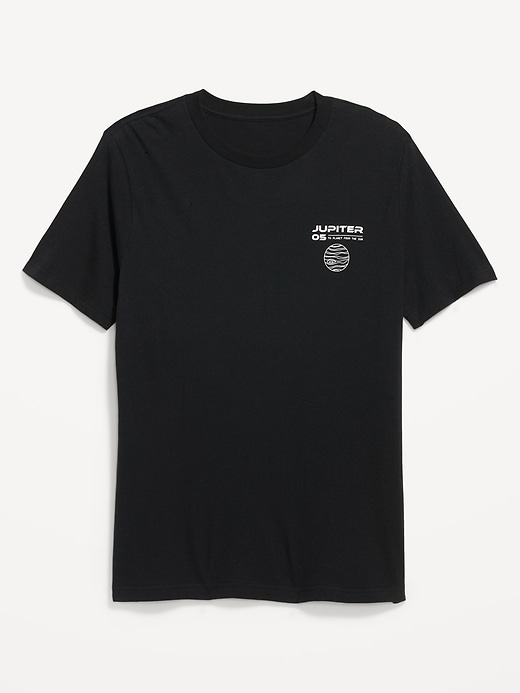 Image number 1 showing, Soft-Washed Crew-Neck Graphic T-Shirt