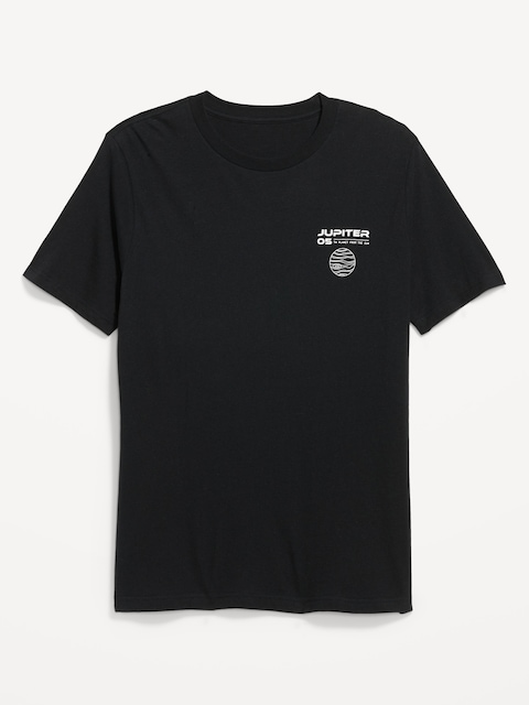 Soft-Washed Crew-Neck Graphic T-Shirt