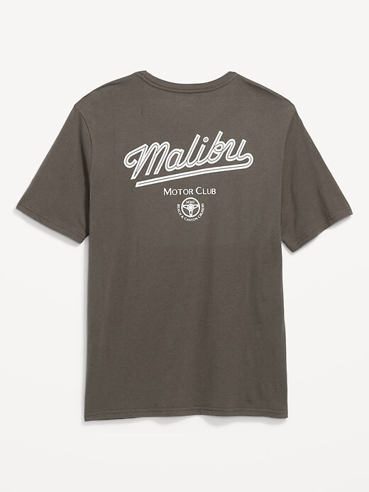 Image number 3 showing, Soft-Washed Crew-Neck Graphic T-Shirt