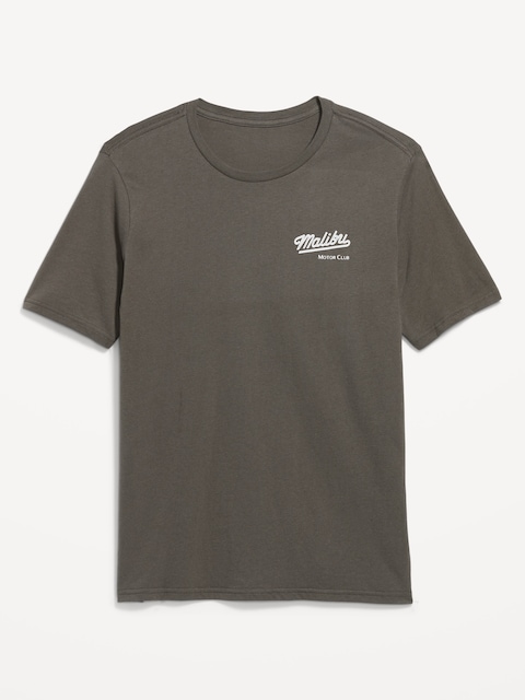 Soft-Washed Crew-Neck Graphic T-Shirt