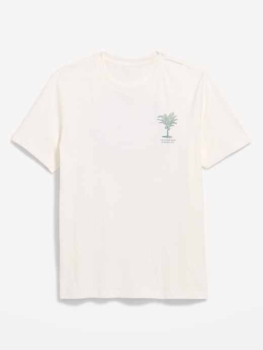 Image number 1 showing, Soft-Washed Crew-Neck Graphic T-Shirt