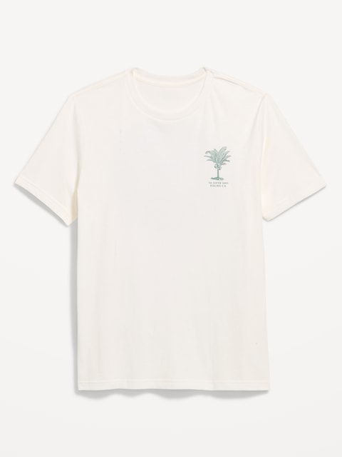 Soft-Washed Crew-Neck Graphic T-Shirt