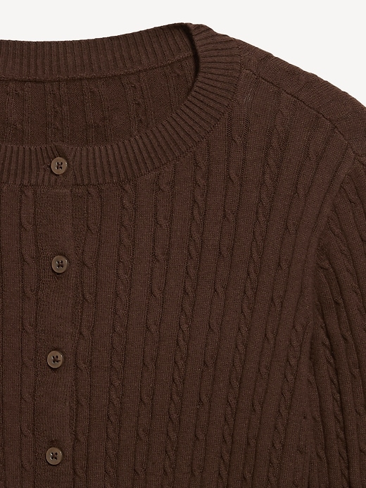 L'image numéro 3 présente Cardigan ras du cou en coton SoSoft