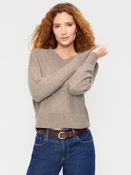Image number 1 showing, SoSoft V-Neck Sweater