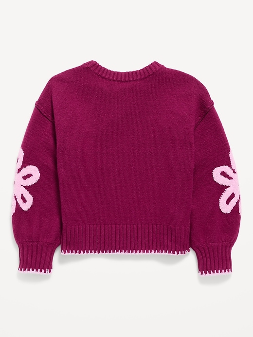 SoSoft Long-Sleeve Graphic Sweater for Girls | Old Navy