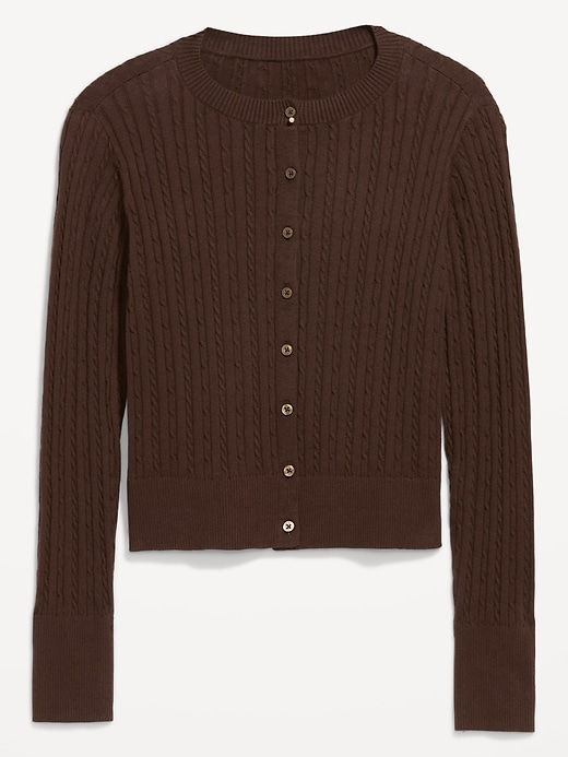 L'image numéro 2 présente Cardigan ras du cou en coton SoSoft