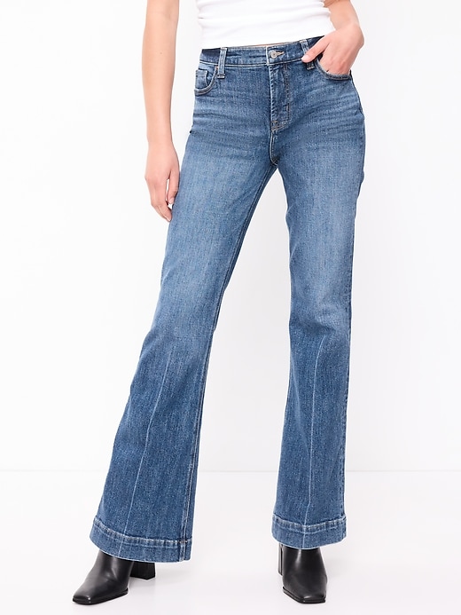 Image number 2 showing, High-Waisted Flare Jeans