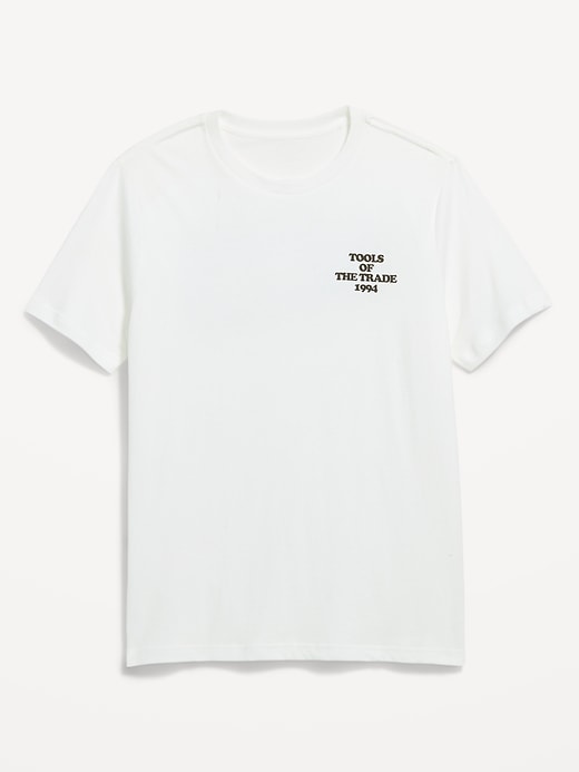 Image number 1 showing, Soft-Washed Crew-Neck Graphic T-Shirt