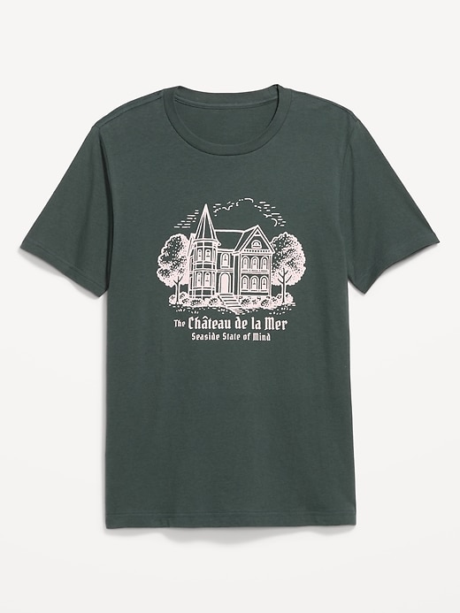Image number 1 showing, Soft-Washed Crew-Neck Graphic T-Shirt