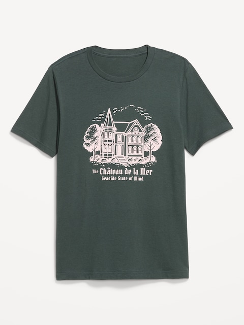 Soft-Washed Crew-Neck Graphic T-Shirt