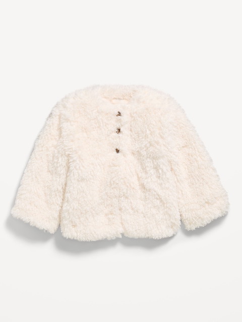VESTE EN SIMILIFOURRURE POUR TOUTE-PETITE