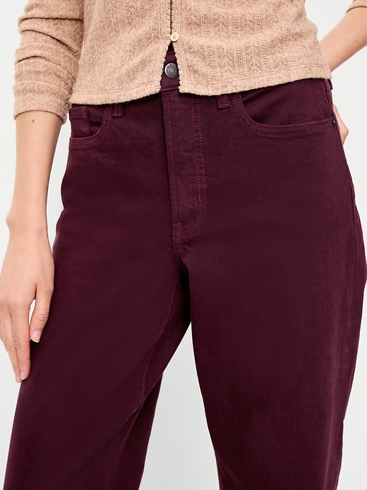 L'image numéro 5 présente Jean OG ample à taille haute