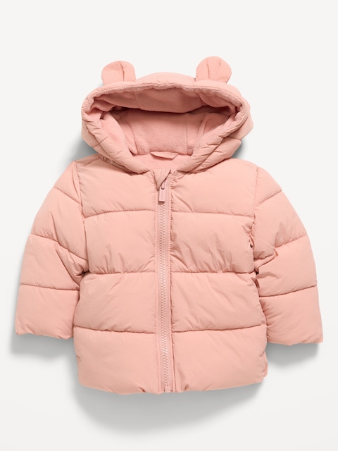 Water-Resistant Critter Puffer Jacket for Baby