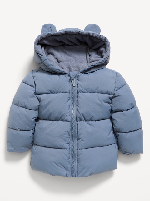 Water-Resistant Critter Puffer Jacket for Baby