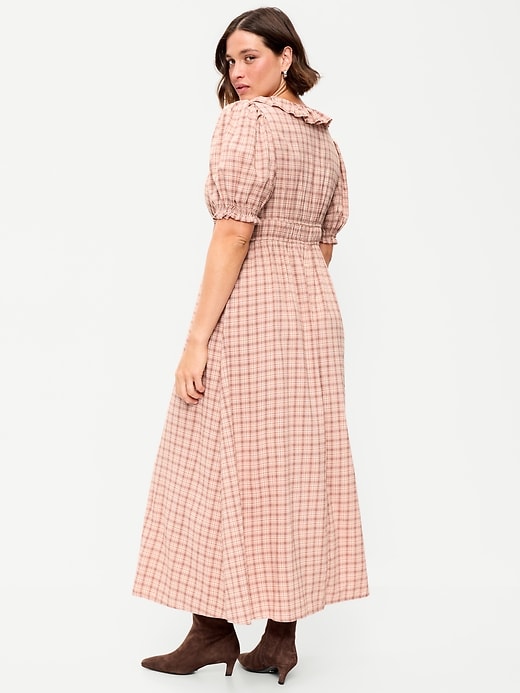 Image number 8 showing, Ruffle-Trim Boho Maxi Dress