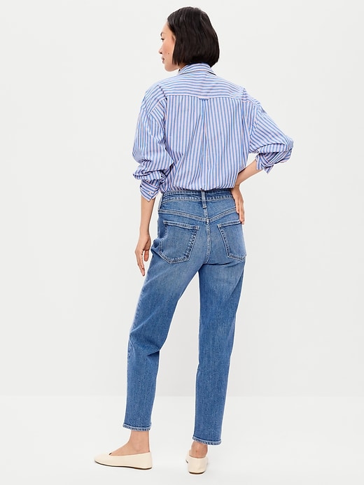 L'image numéro 3 présente Jean OG droit à taille haute longueur cheville