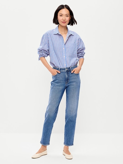 L'image numéro 1 présente Jean OG droit à taille haute longueur cheville
