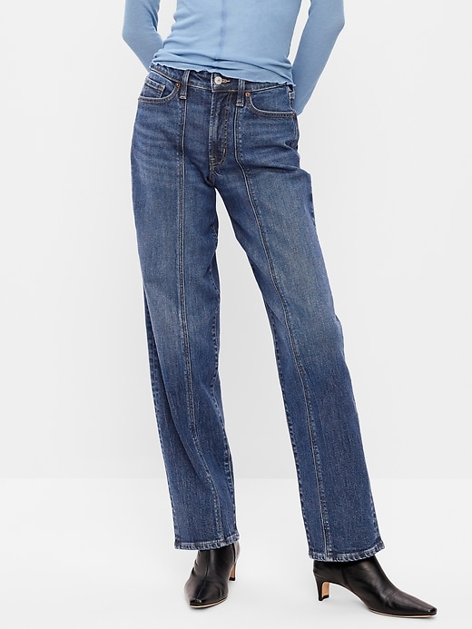 L'image numéro 2 présente Jean OG ample à taille haute
