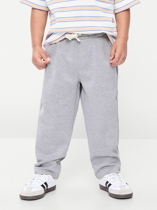 Image number 2 showing, Barrel-Leg Twill Pants for Toddler Boys