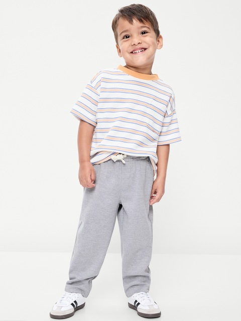 Barrel-Leg Twill Pants for Toddler Boys