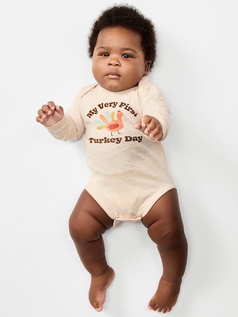 Long-Sleeve Graphic Bodysuit for Baby