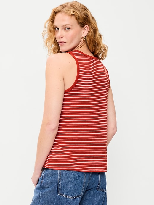 Image number 2 showing, Luxe High-Neck Tank Top