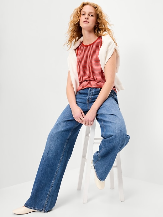 Image number 3 showing, Luxe High-Neck Tank Top