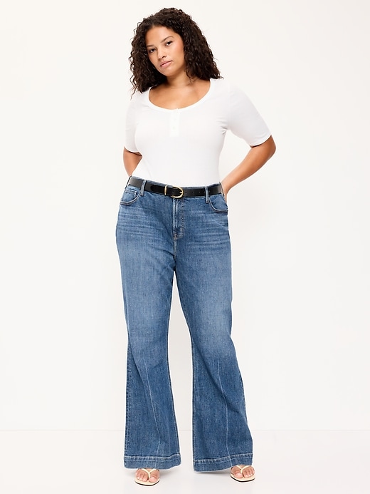Image number 6 showing, High-Waisted Flare Jeans