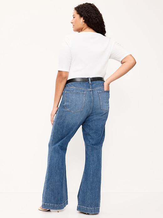 Image number 7 showing, High-Waisted Flare Jeans