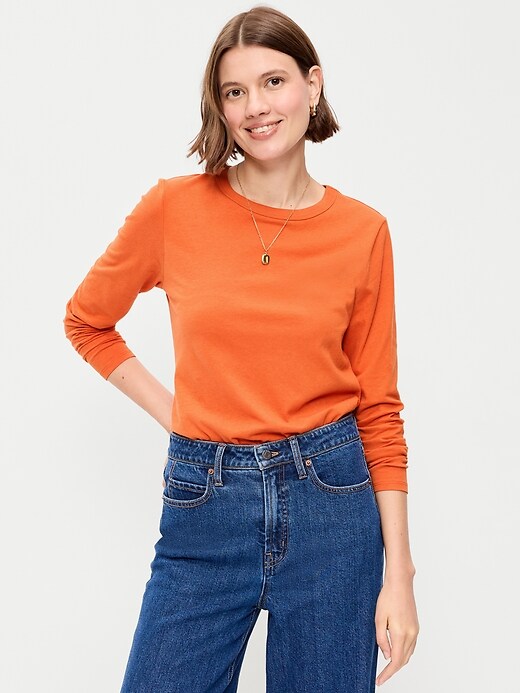 Image number 1 showing, EveryWear Long-Sleeve T-Shirt