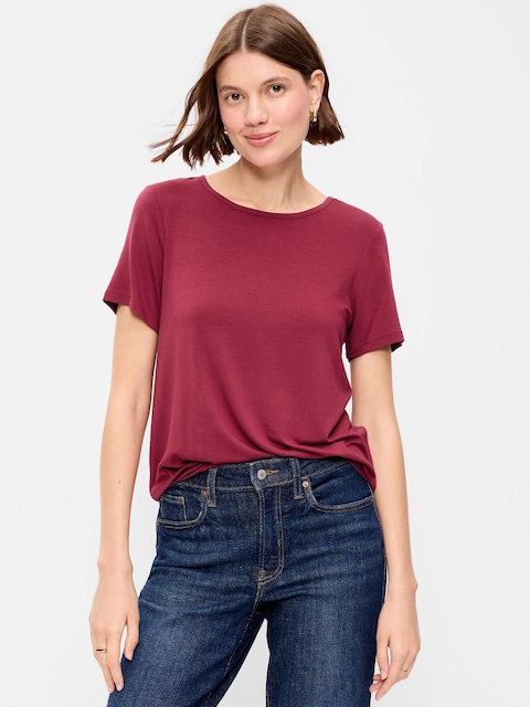 Luxe Crew-Neck T-Shirt