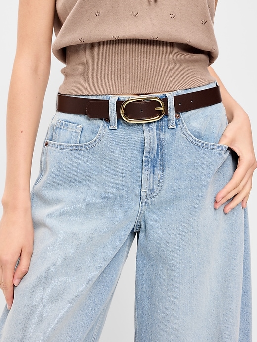L'image numéro 2 présente Ceinture en faux suède pour femme