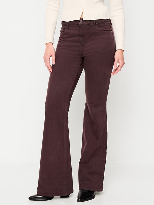 Image number 2 showing, High-Waisted Flare Jeans