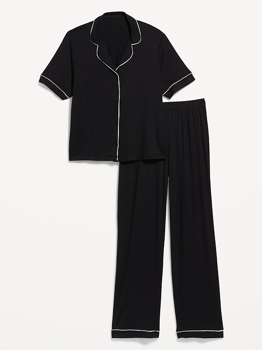 Image number 1 showing, Sunday Sleep Knit Jersey Pant Set