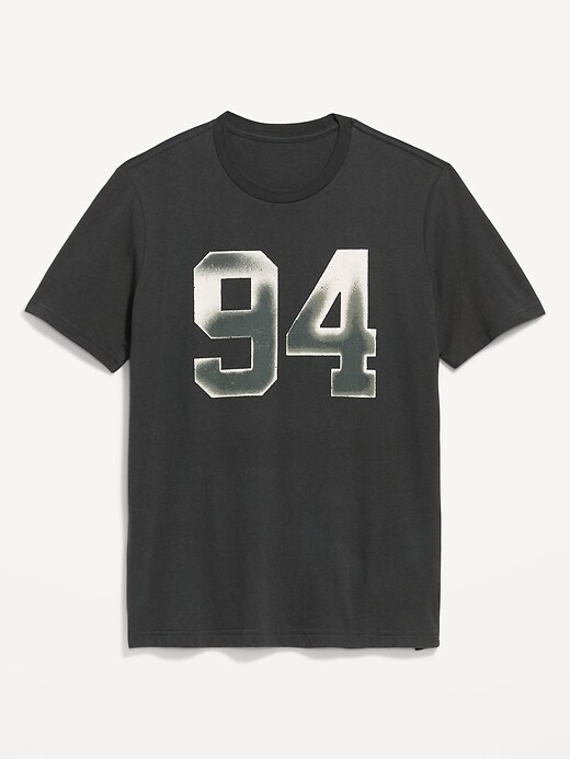 Image number 1 showing, Soft-Washed Crew-Neck Graphic T-Shirt