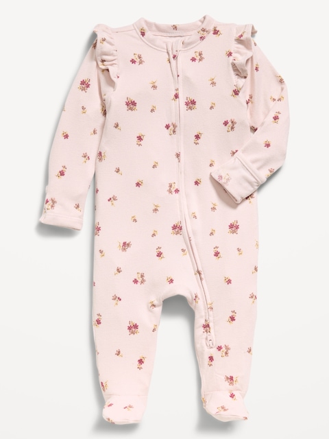 SoftMode 2-Way-Zip Sleep & Play Footed One-Piece for Baby