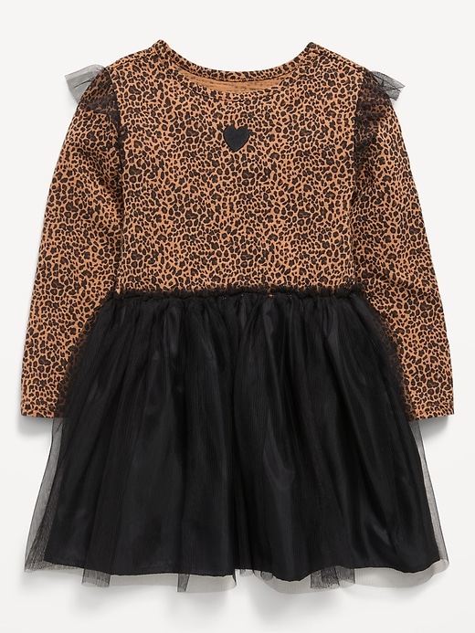 Image number 2 showing, Long-Sleeve Fit and Flare Tutu Dress for Toddler Girls
